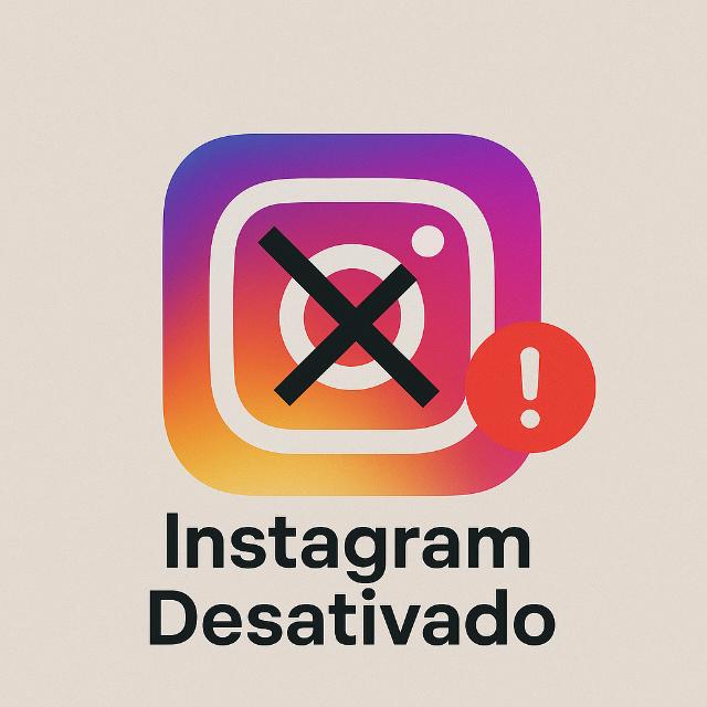 Instagram desativado